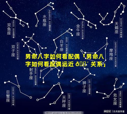 男命八字如何看配偶「男命八字如何看配偶远近 🐴 关系」